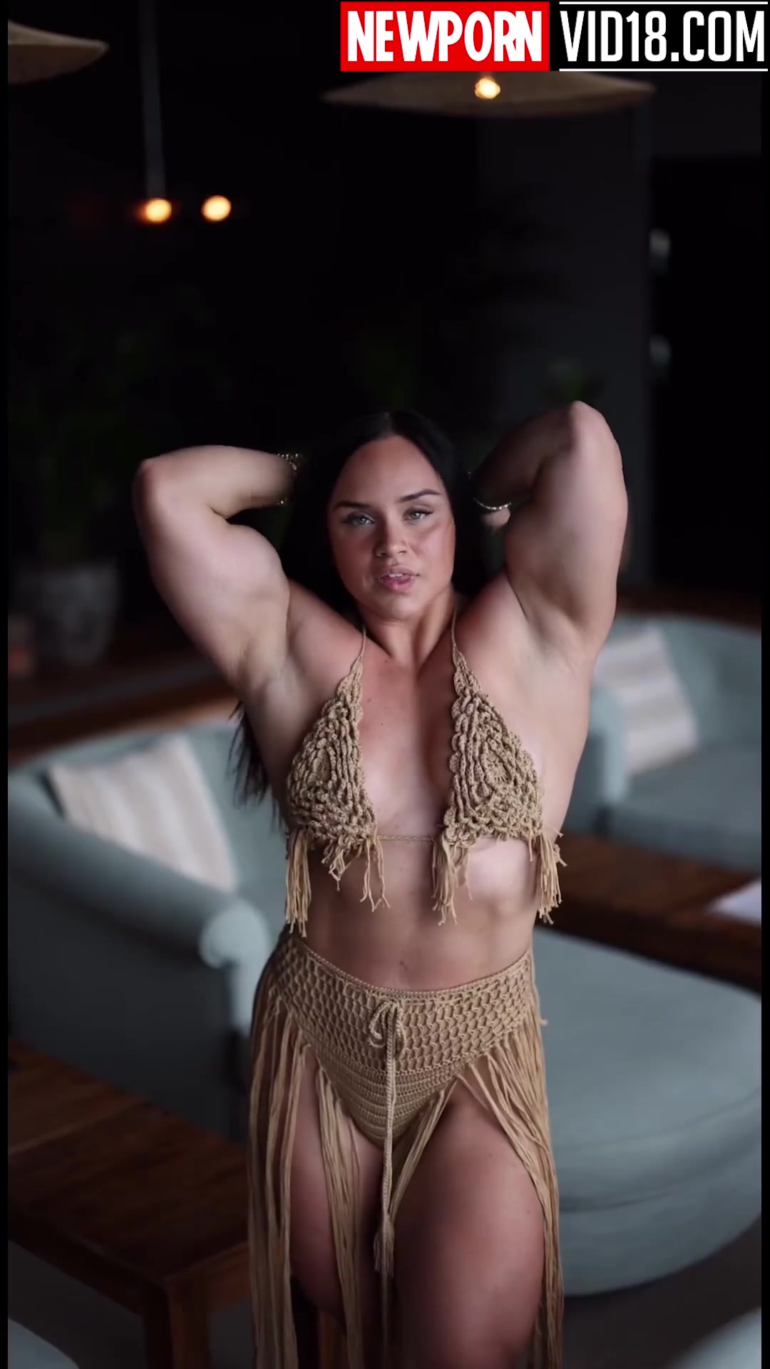 Melinda Lindmark  video showing off her big boobs!!!