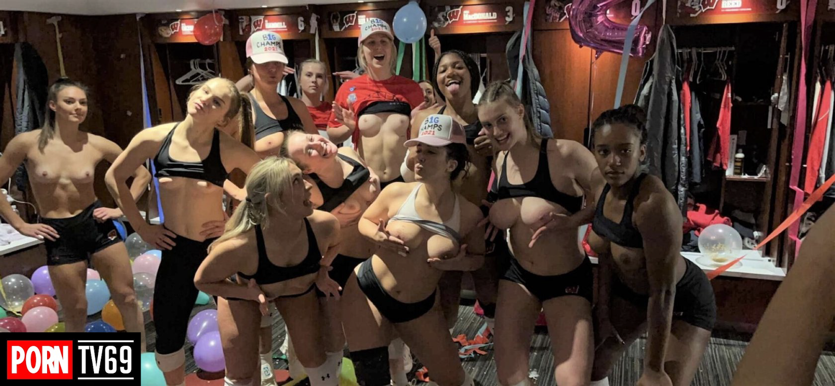 Wisconsin volleyball team  nude video is hot viral!!!