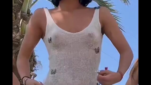 Charli D’Amelio’s nude video showing off her nipples!!!