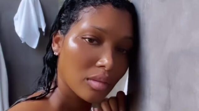 Brit Eady nude showing off her big breasts in the bathroom!!!