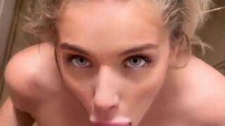 AmberOdonnelll Blowjob And Swallowed Every Drop Of Cum