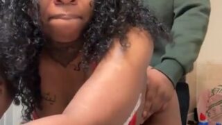 Angel Pittman Makes Love With Her Boyfriend In The Bathroom